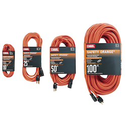 Carol Cable 100'14/3SJTWORANGE General Cable Carol Safety Orange Extension Cord